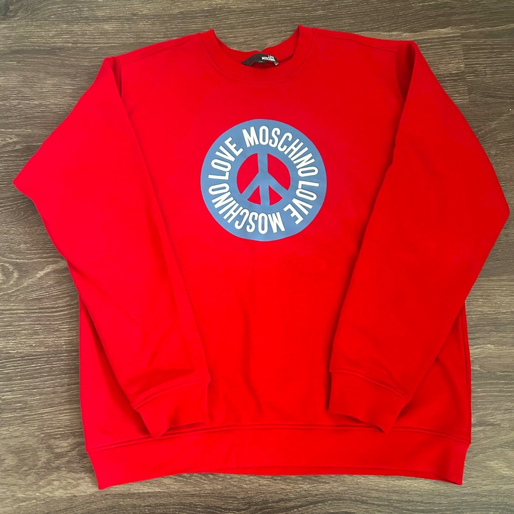 Love Moschino Sweatshirt Red size XXL great condition